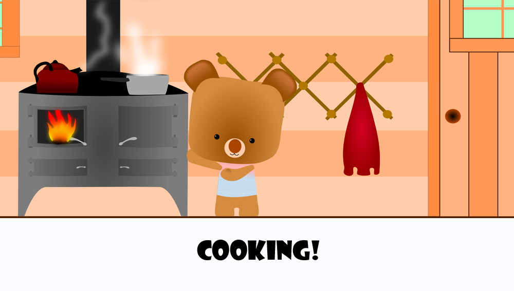 cute bear cooking2