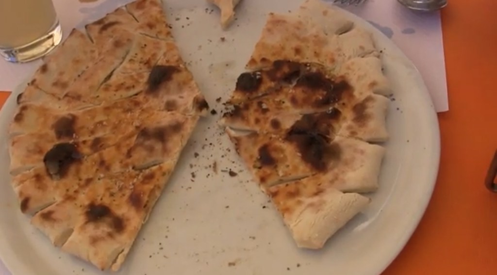 Burnt oily 'garlic' offerring