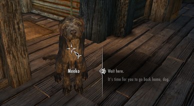 Sit Meeko sit, Good dog
